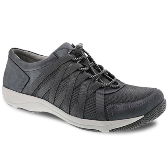 Women's Dansko Honor Charcoal/Metallic Leather Shoe-Size 41 (US 10.5-11) - Picture 1 of 12